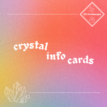 Load image into Gallery viewer, Crystal Info Cards
