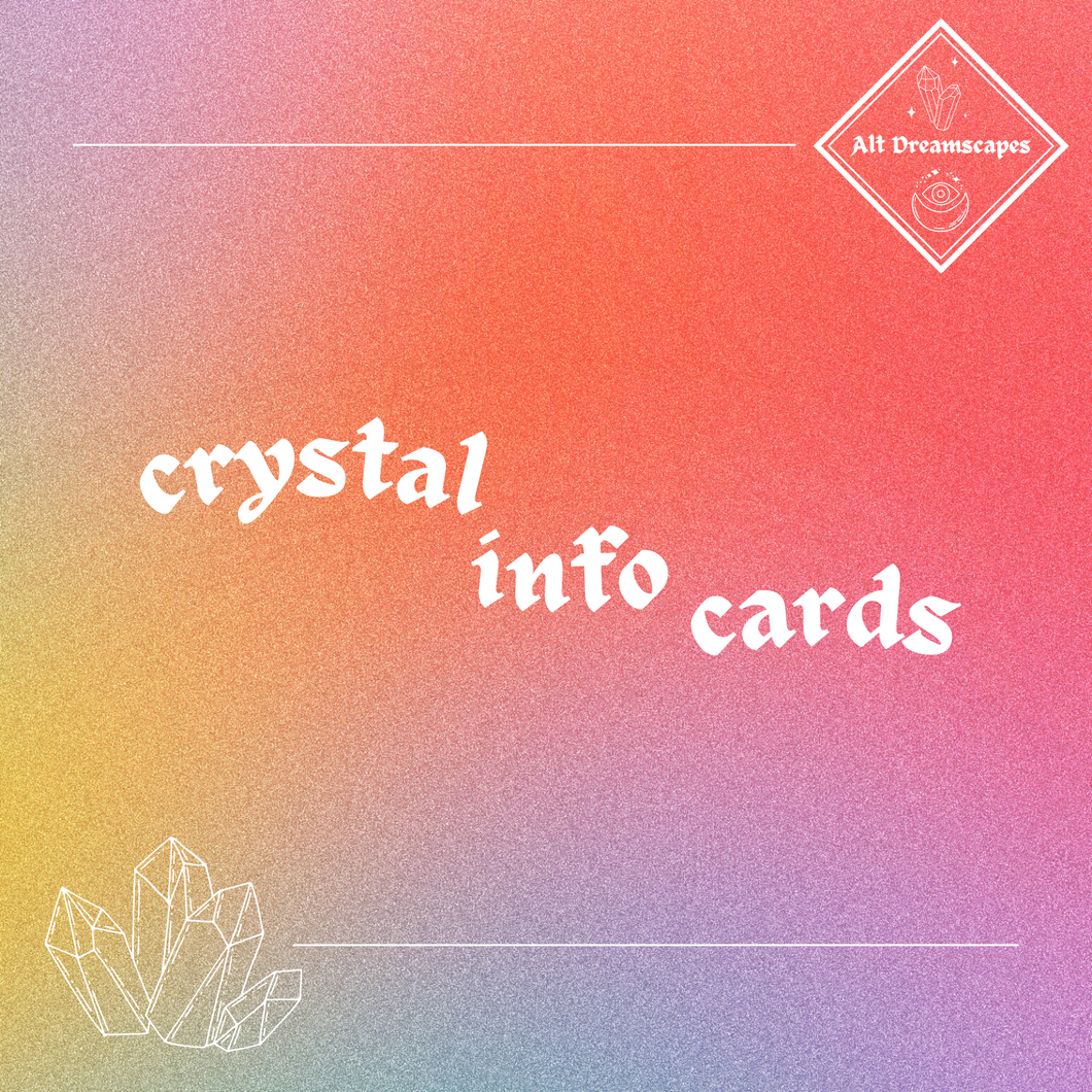 Crystal Info Cards